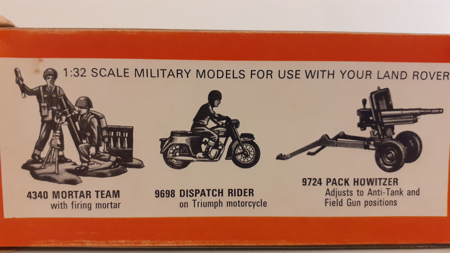 Britains Deetail 9777 Lwb Land Rover Ww2 Sas 1970s 1:32 metal boxed s864b