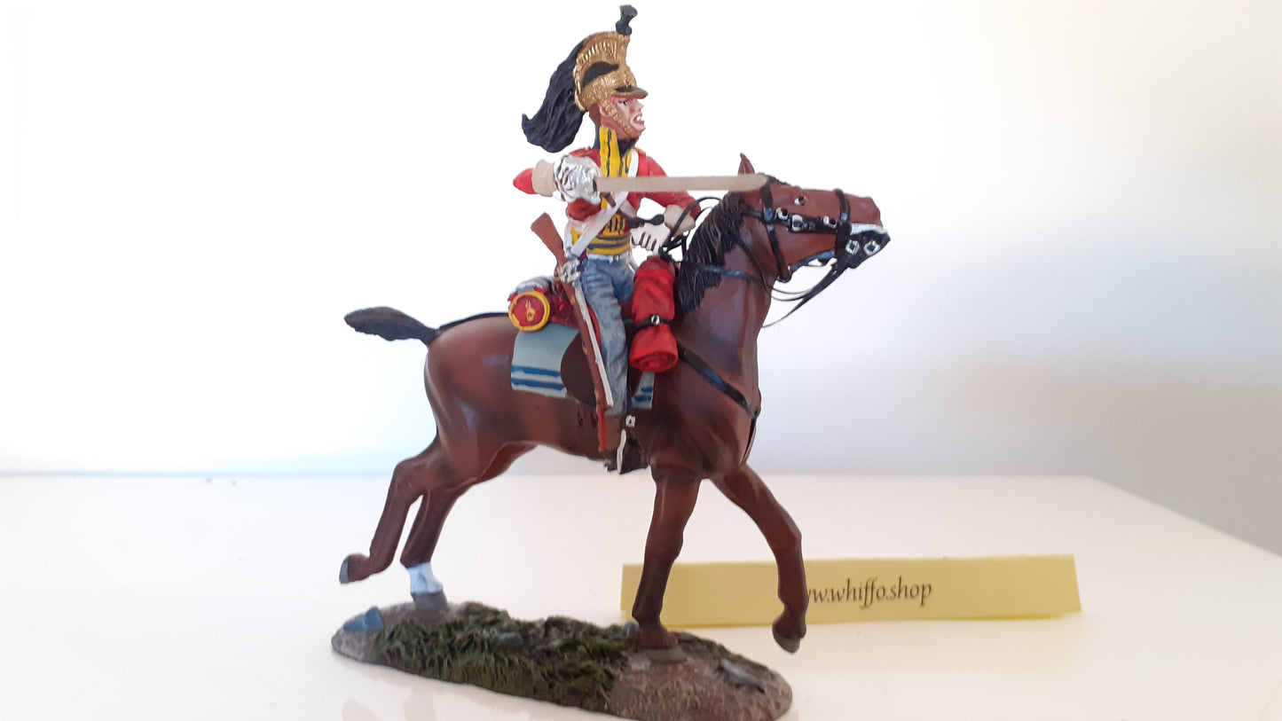 Britains 36055 Napoleonic Waterloo 1st Royal Dragoons Trooper Charging boxed S8