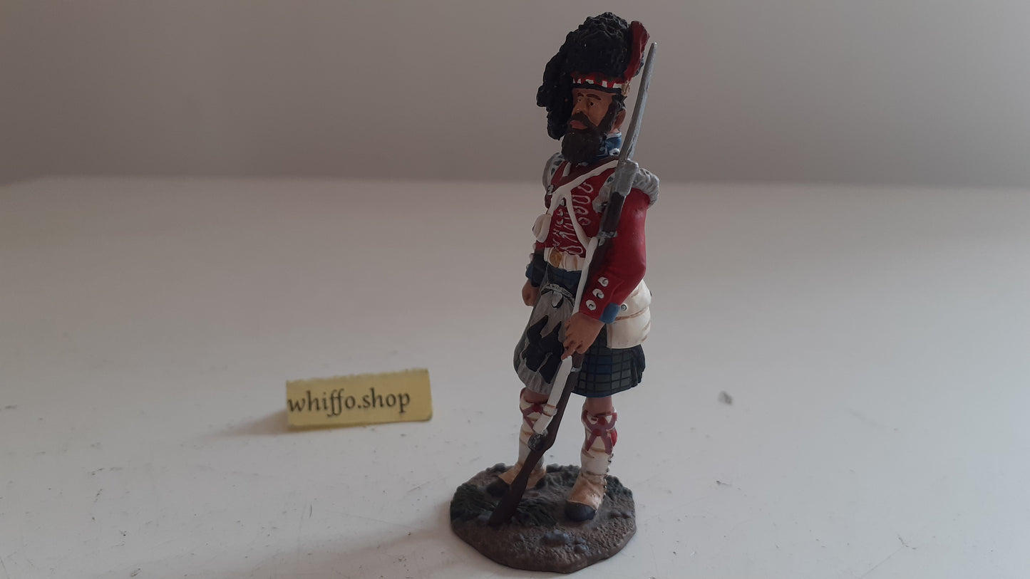Britains 10001 museum collection black crimean war Highlander metal boxed s8