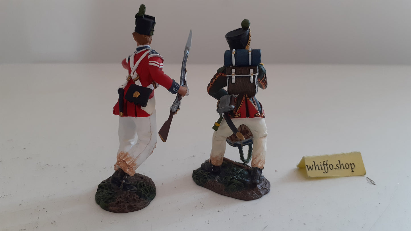 britains 17884 drummer  napoleonic hougoumont Waterloo coldstream 2007 box s533