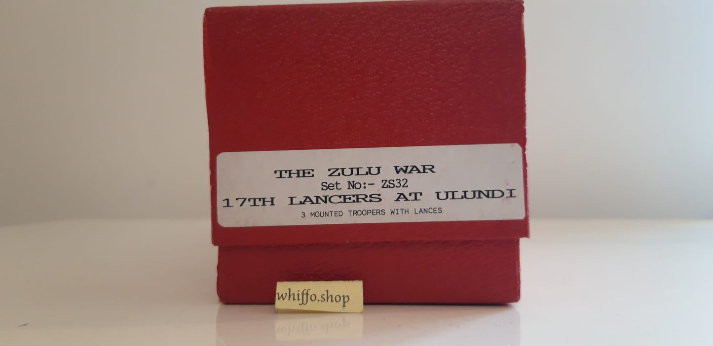 trophy miniatures 1991 Zulu War 17th Lancers  Cavalry Zs32 1:32 s899