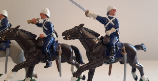 trophy miniatures 1991 Zulu War 17th Lancers Command Cavalry Zs31 1:32 s899
