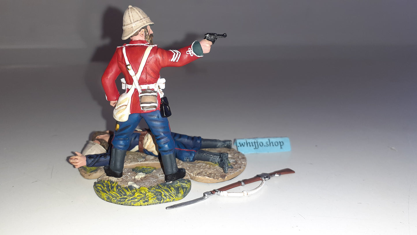 Britains 20123 Zulu wars 24th foot Pistol Indeed 2013 1:32 metal boxed b870