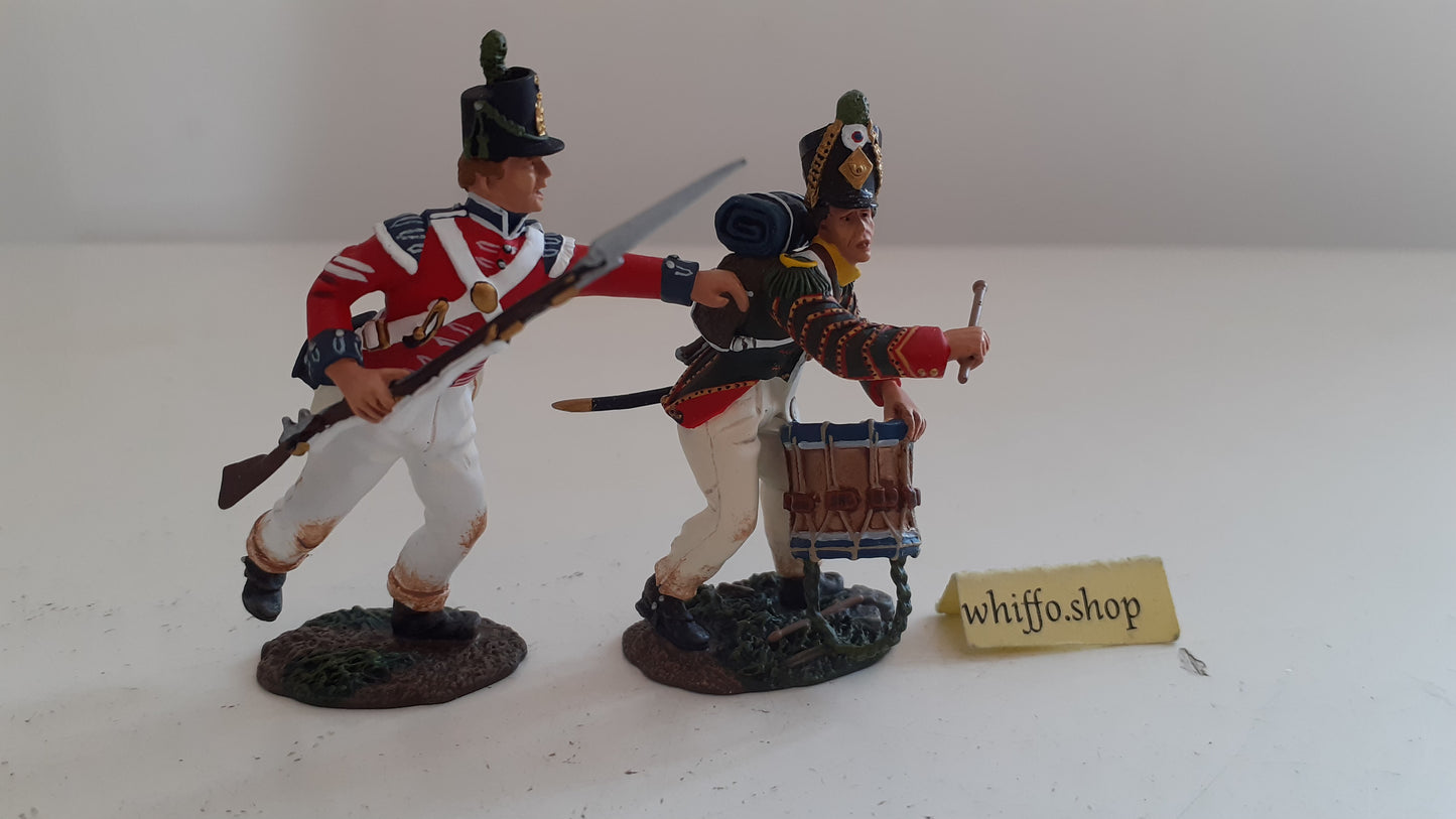 britains 17884 drummer  napoleonic hougoumont Waterloo coldstream 2007 box s533