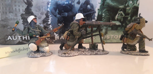 king and country Ww2 German Winter Mg42 Team Wss82 1:30 metal boxed Wdb