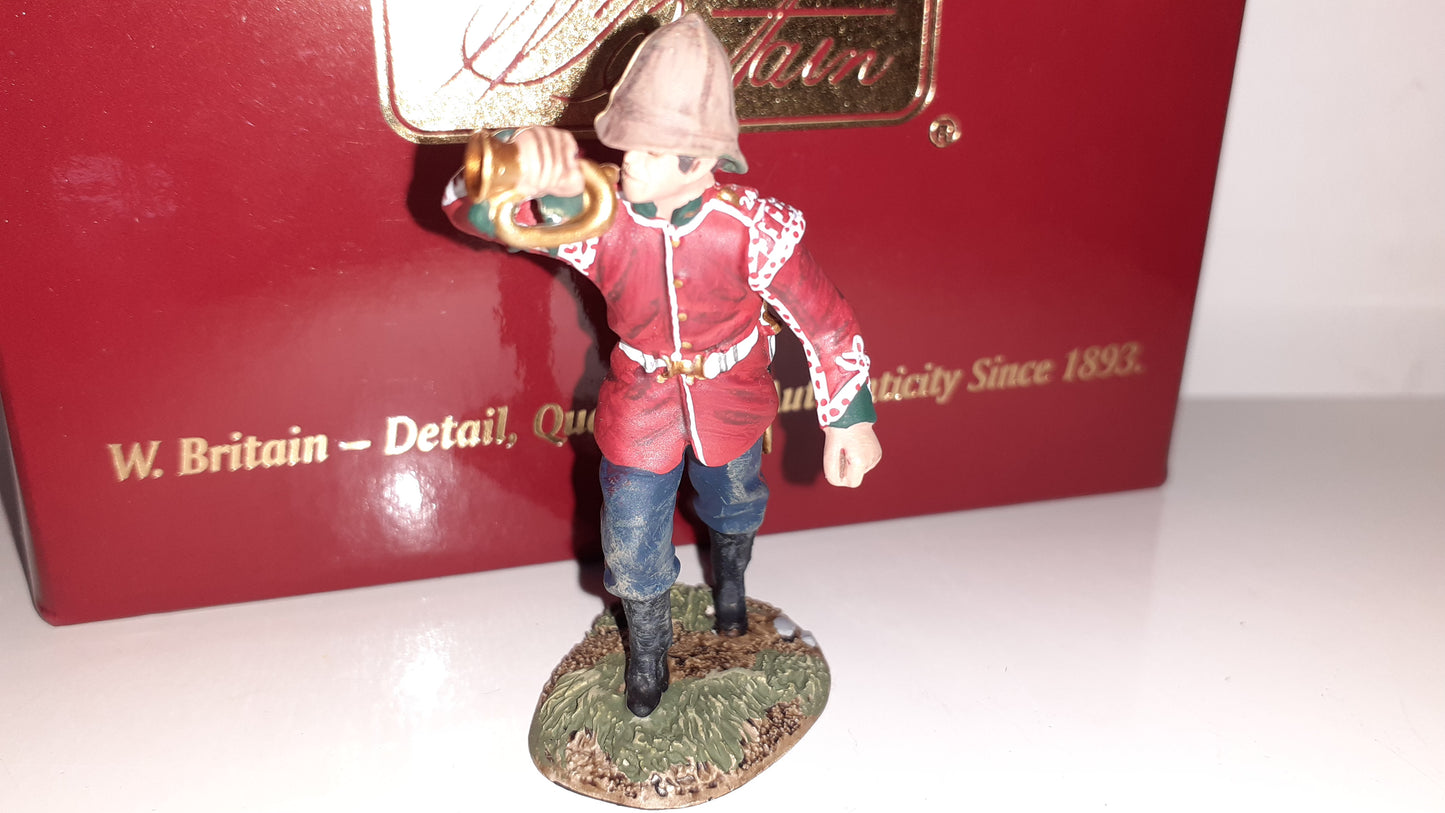 Britains 50018c Zulu wars 24th Foot Regt Bugle Boy Club Fig 1:32  2010 boxed B11