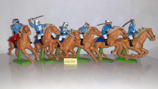 Britains deetail French foreign legion ffl 1970s Made England All 6 Set  1:32 B2