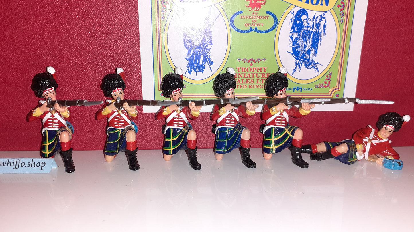trophy miniatures 1991 Wa13 Gordon highlanders Waterloo Napoleonic 1:32 Box S2