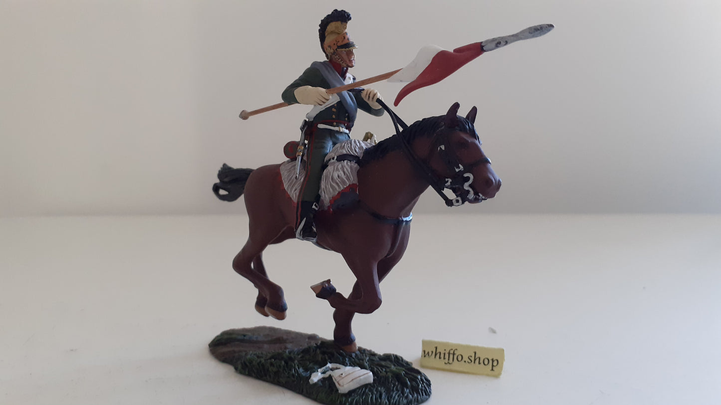 Britains 36015 Napoleonic french 4th lancers 500 Made waterloo 2009 1:32wb44