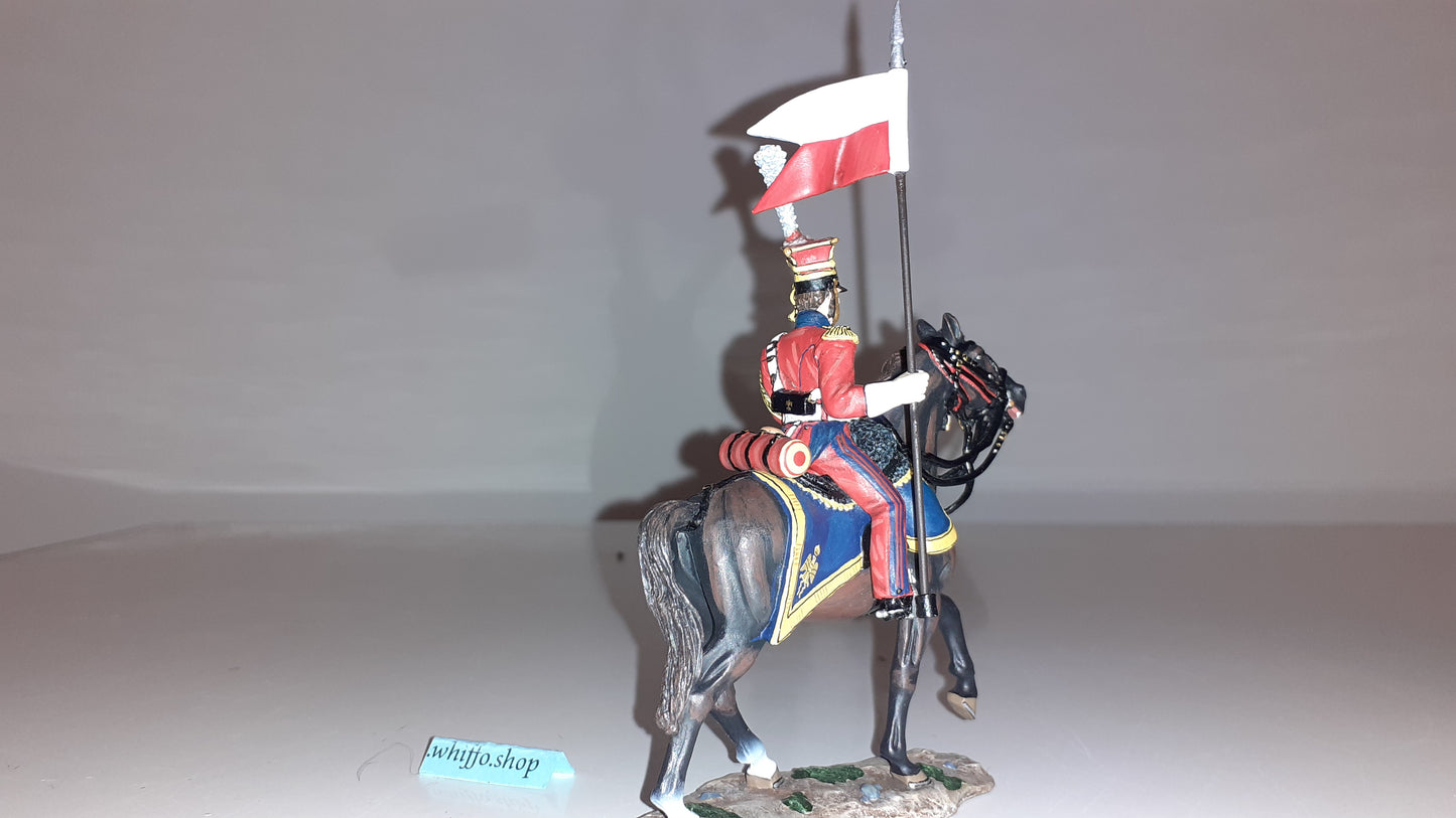 King and country Na160 Dutch Lancer Walking Repaired Plume Napoleonic box Wb