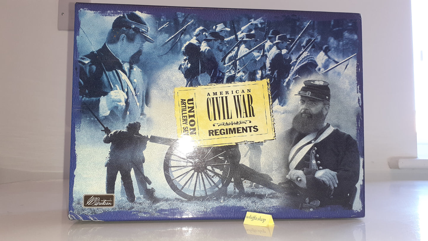 Britains metal 17240 Acw Union Artillery 2001  1:32 Boxed S1