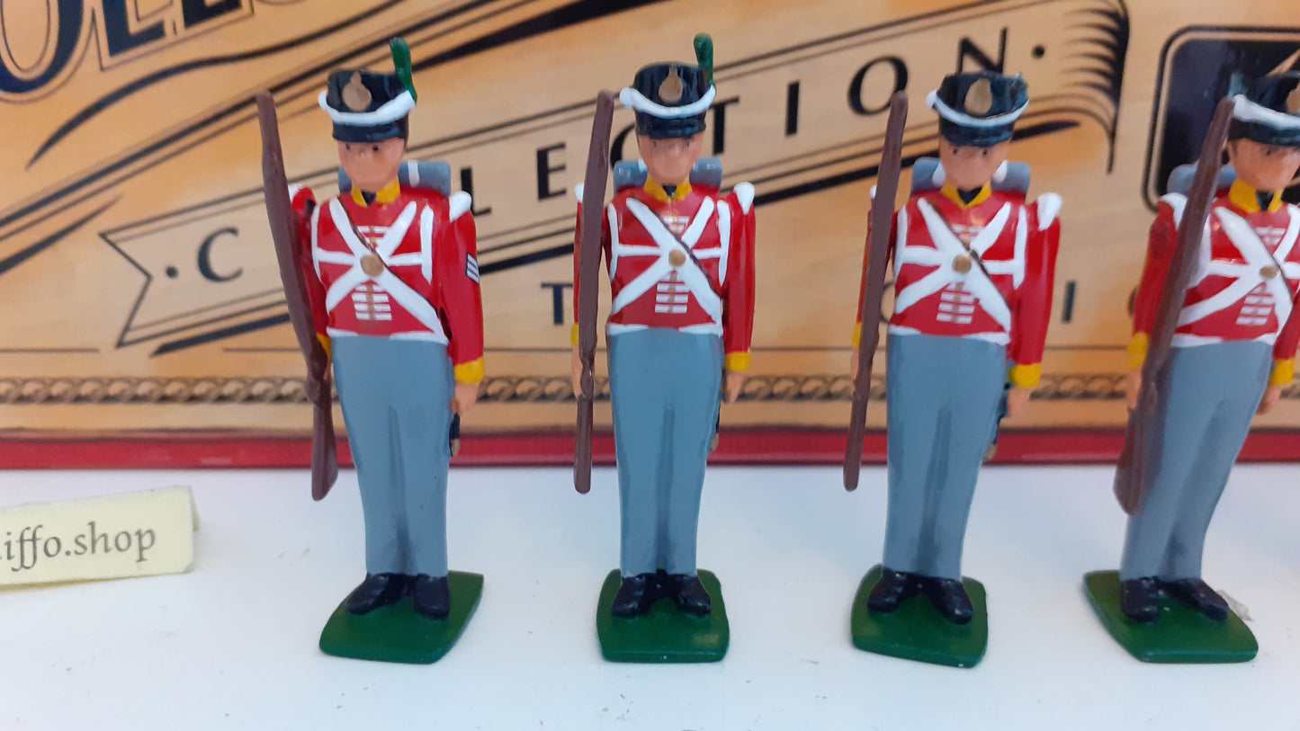 Britains 40194 1815 british infantry Napoleonic waterloo boxed  1:32 2008 s625