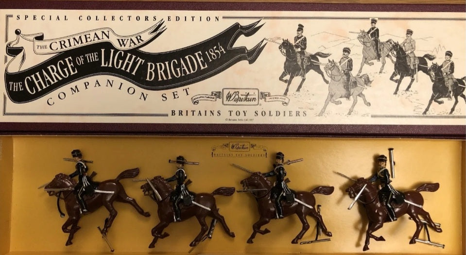 Britains 3109 8th Hussars Charge Light Brigade Add On Set metal boxed 1997 S7