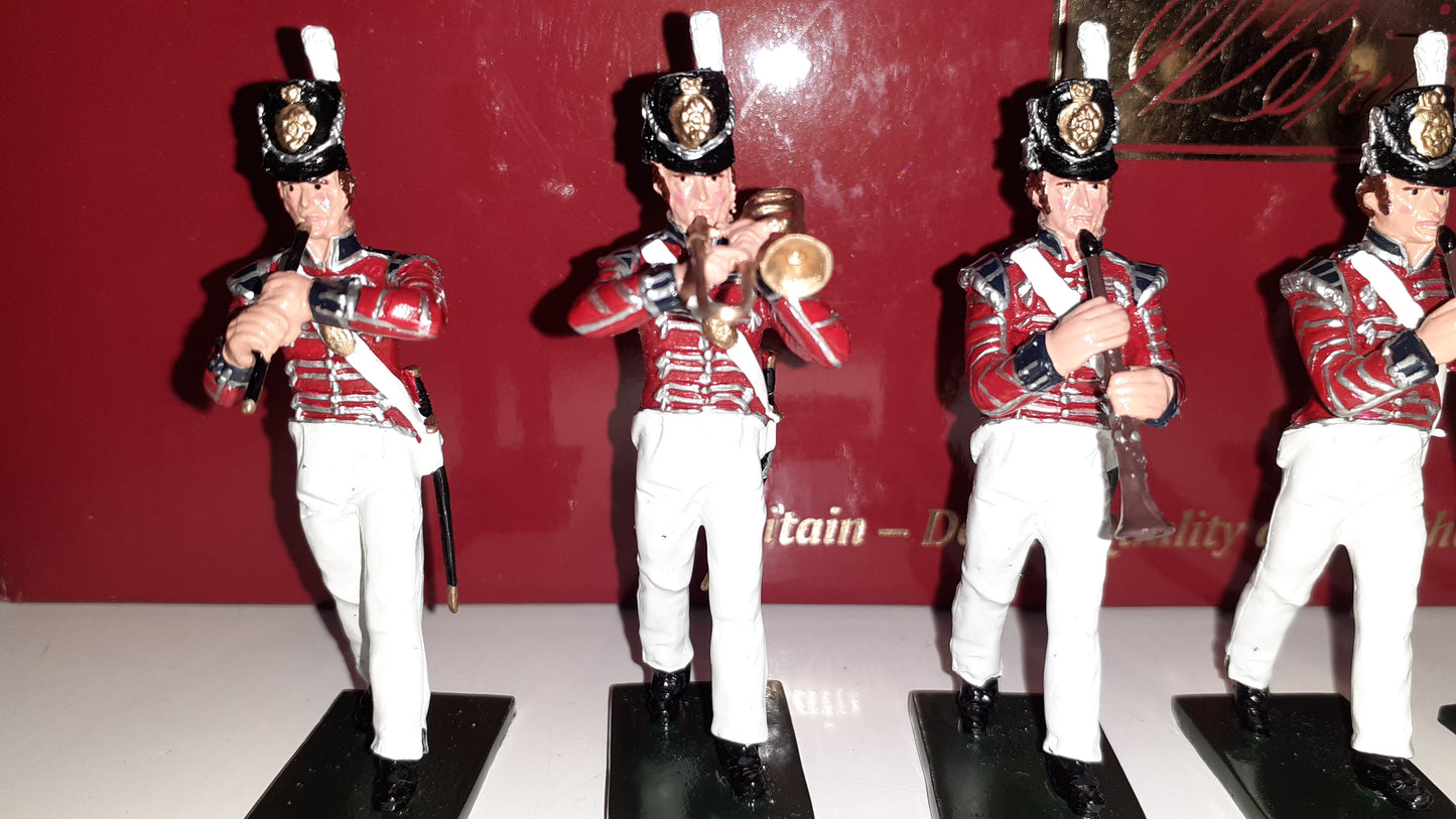 Britains Waterloo Coldstream Guards Band Napoleonic 2007 43158 metal boxed S7