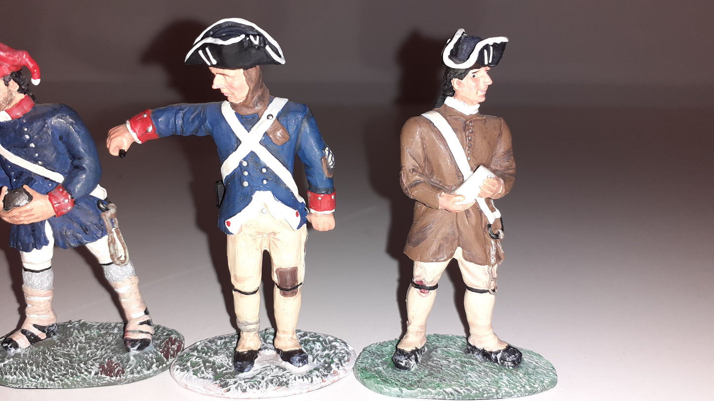 Britains 17285 2001 awi American 6lb gun and crew 1 missing figure boxed S4