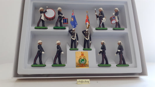 Britains 5804 1991 royal marines colour party  1:32  wb134