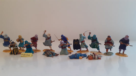 conte plastic Arabs Ffl Muslim Warriors  15 Figures 1:32 S820rb set 2