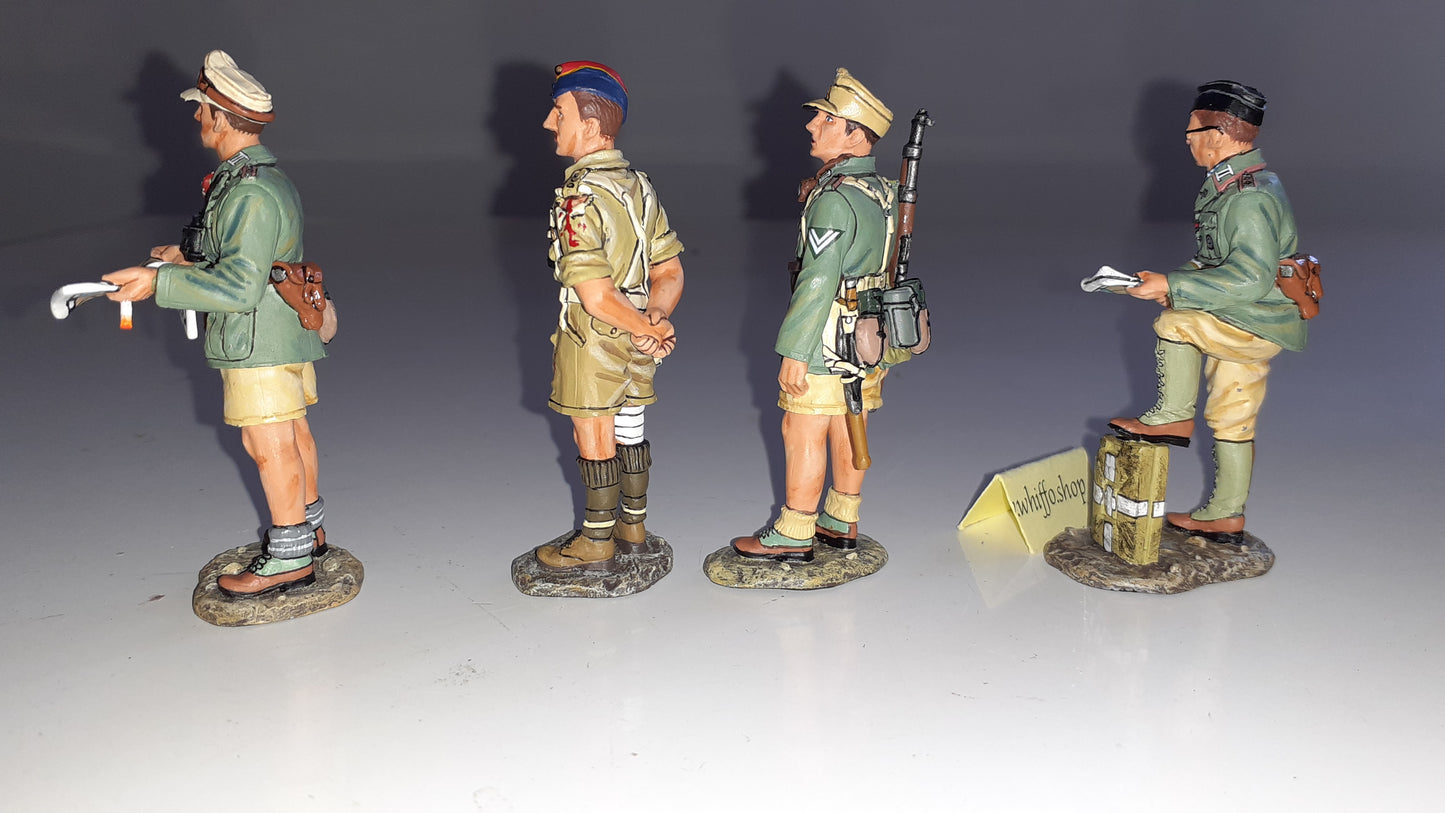 King and country Ak28 Afrika Korps 8th Army Prisoner German Ww2  boxed 1:30 Wdb