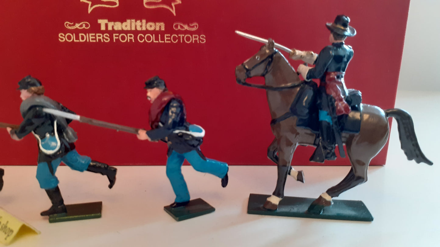 tradition 901 acw union infantry 1995 made 1:32 metal S450