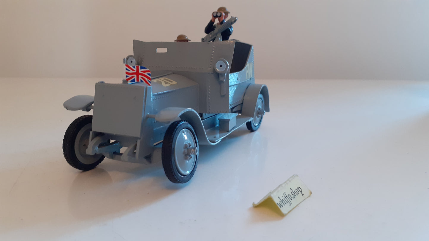 Britains 8925 royal navy armoured car vickers and crew ww1 1993 s435
