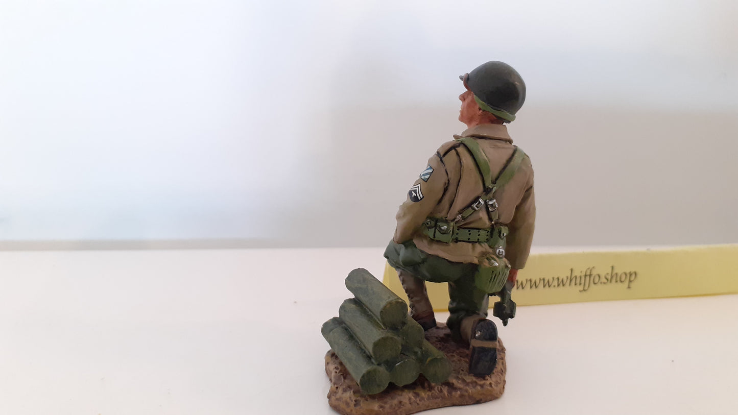 King and country Ww2 Dd032 Us army Mortar D-day Crew no box 1:30  W15