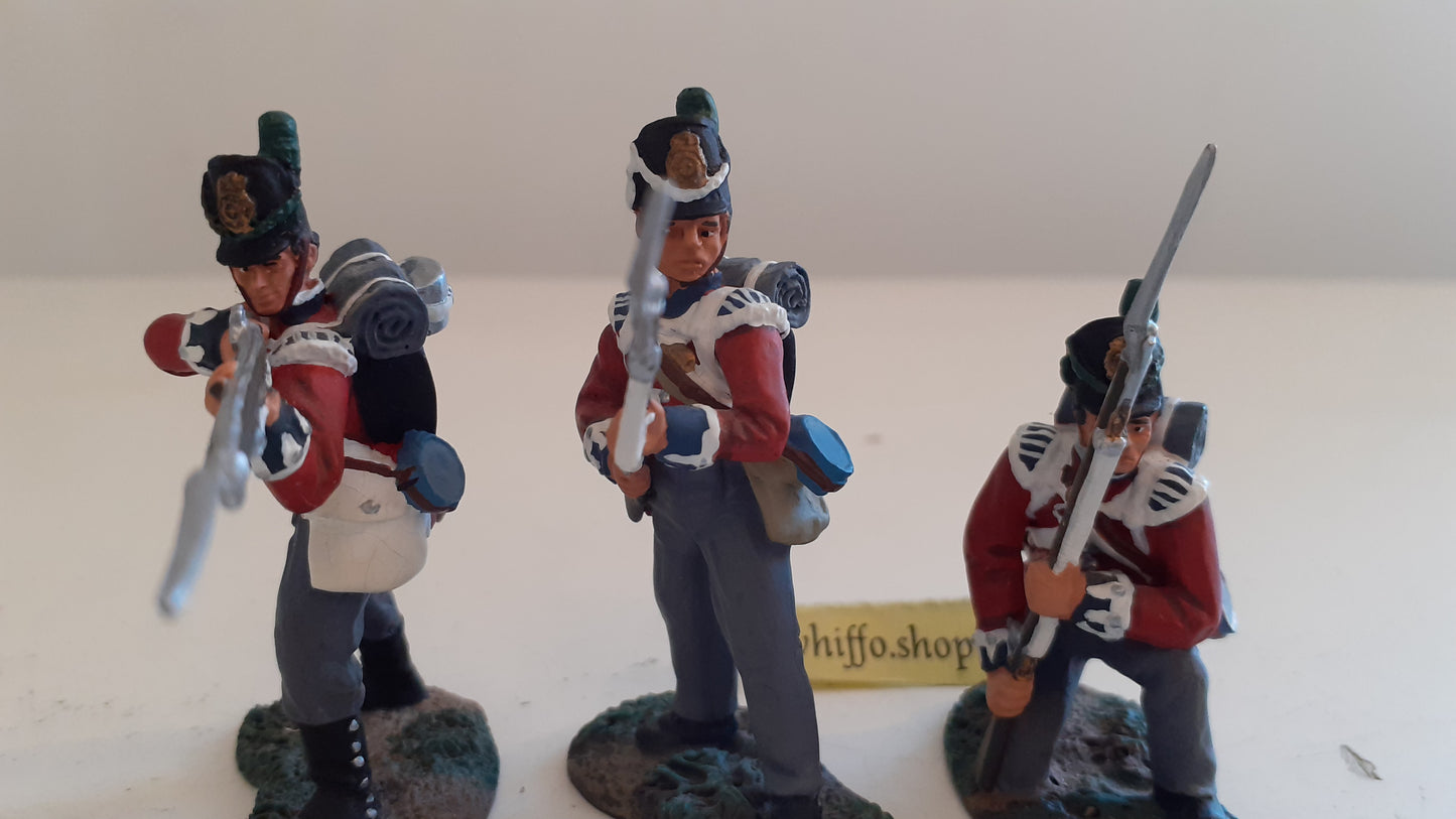 britains 00150  napoleonic hougoumont Waterloo coldstream guards 1999 box s738