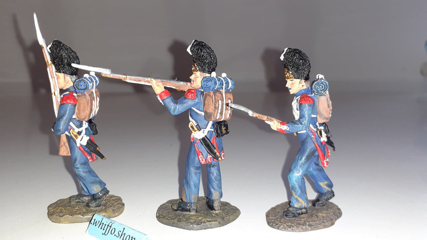 Britains 17256 2001 French Old Guard Waterloo Napoleonic 1:32 metal boxed  S8b for sale