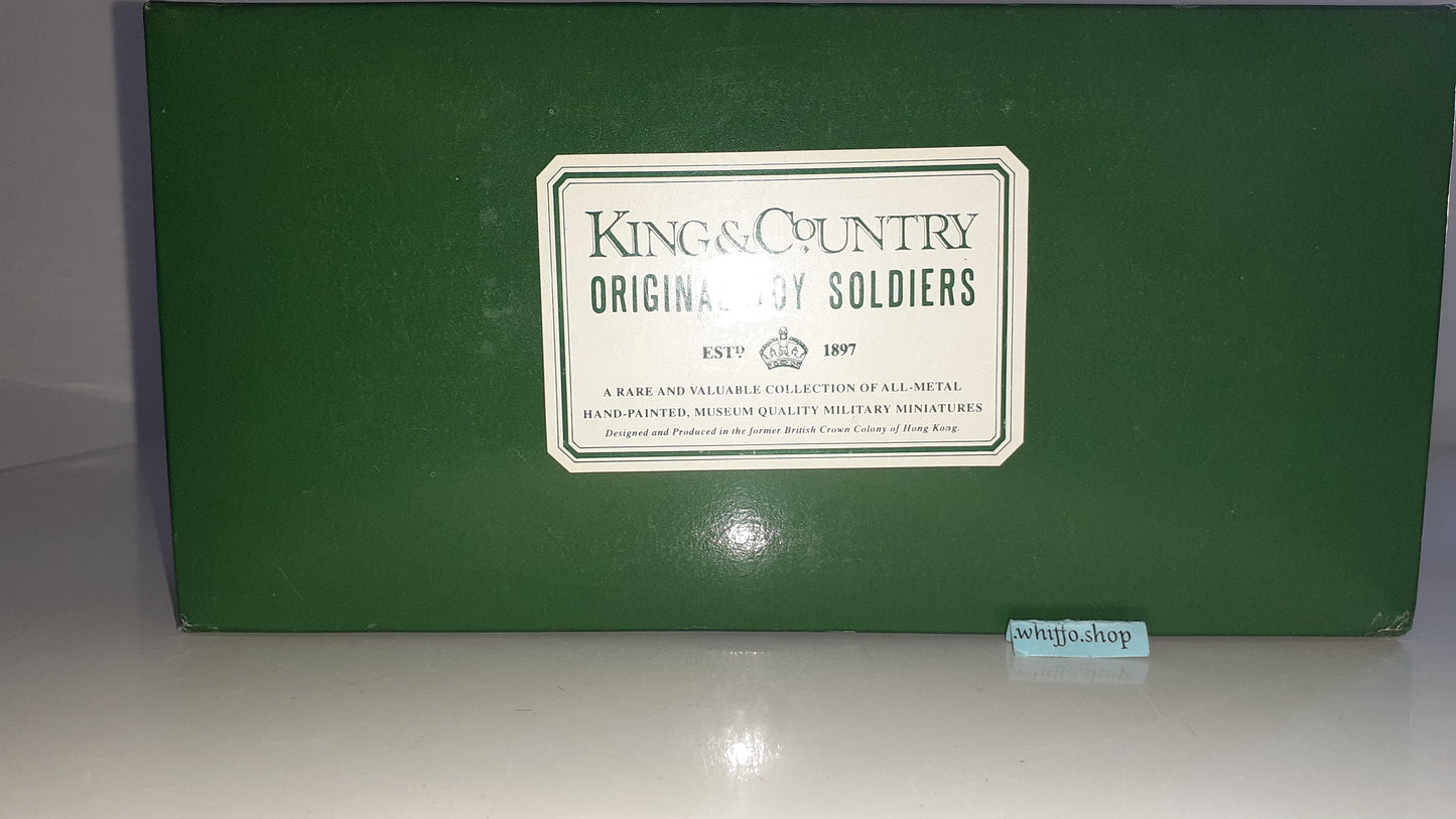 King and country 2002 ww2 German Afrika Korps Fallschirmjager Mg 1:30 Ak13 S154