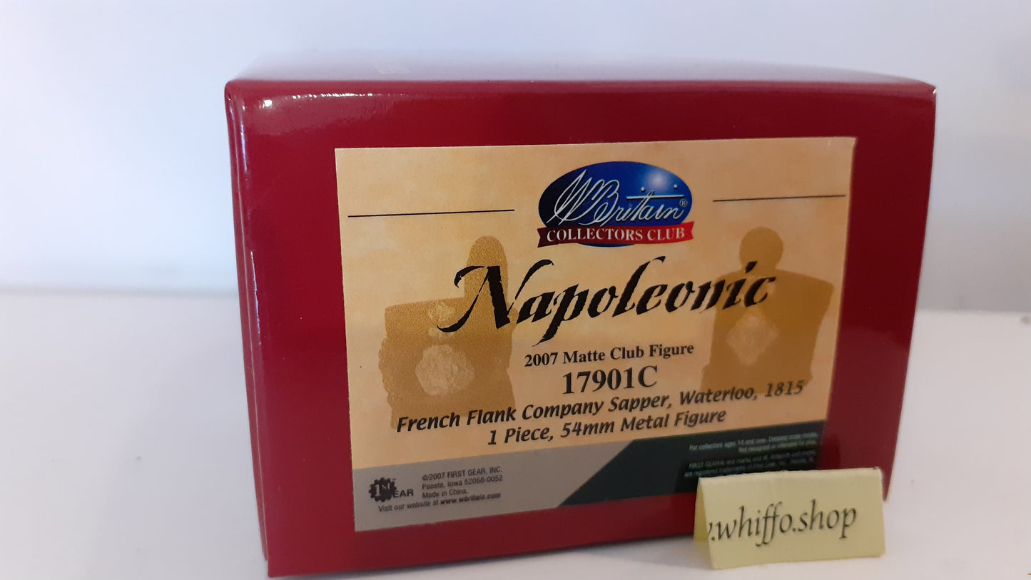 Britains 2007 17901c French Sapper Napoleonic Exclusive Club Fig boxed  1:32 B10