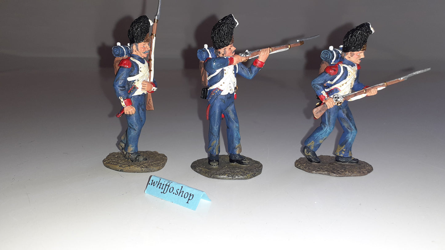 Britains 17256 2001 French Old Guard Waterloo Napoleonic 1:32 metal boxed  S8b for sale