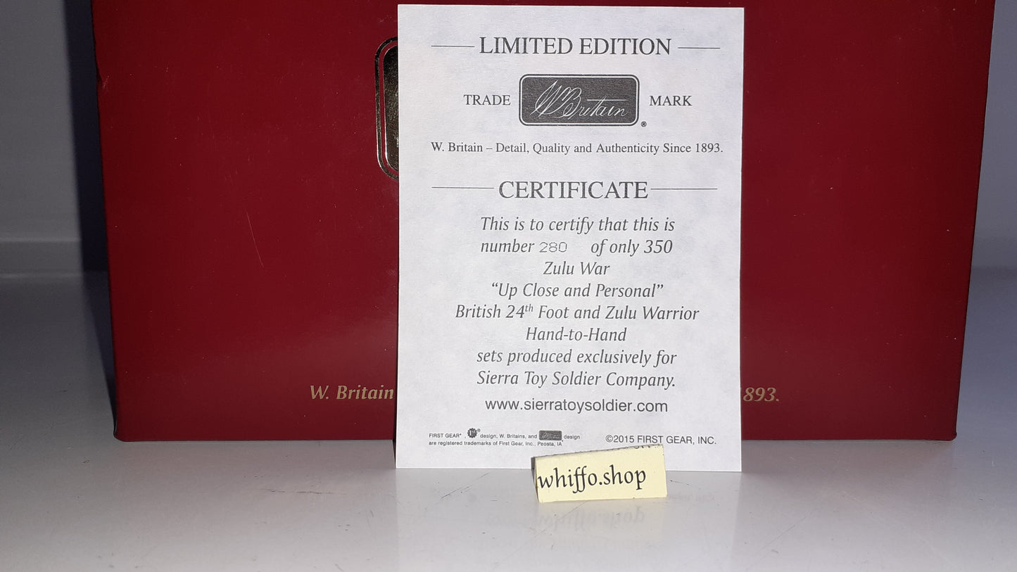 Britains 20162 Zulu wars Up Close Personal Only 350 Made 1:32 2015 boxed S762