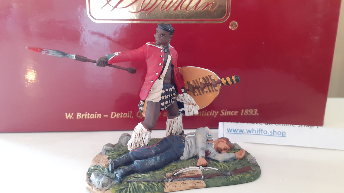 Britains 20040 Zulu wars 24th foot  1:32 metal washing spears limited boxed wdb