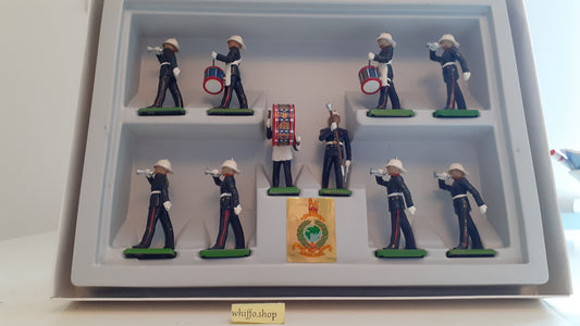 Britains 8404 royal marine band 1990 1:32 boxed S725