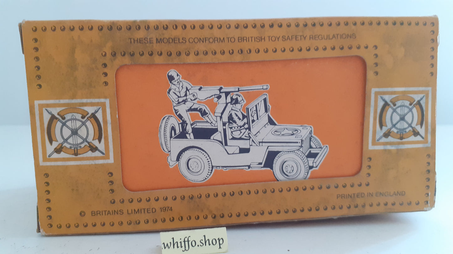 Britains 9786 1974 deetail ww2 u.s. willys jeep boxed 1:32  s526