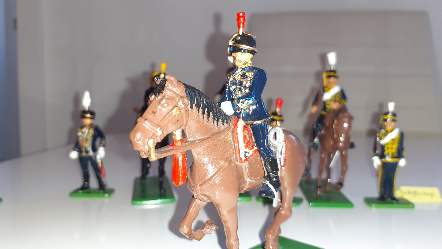 Britains 00318 Hamleys Hussars 14th 15th 20th 21st metal boxed 2000 S7