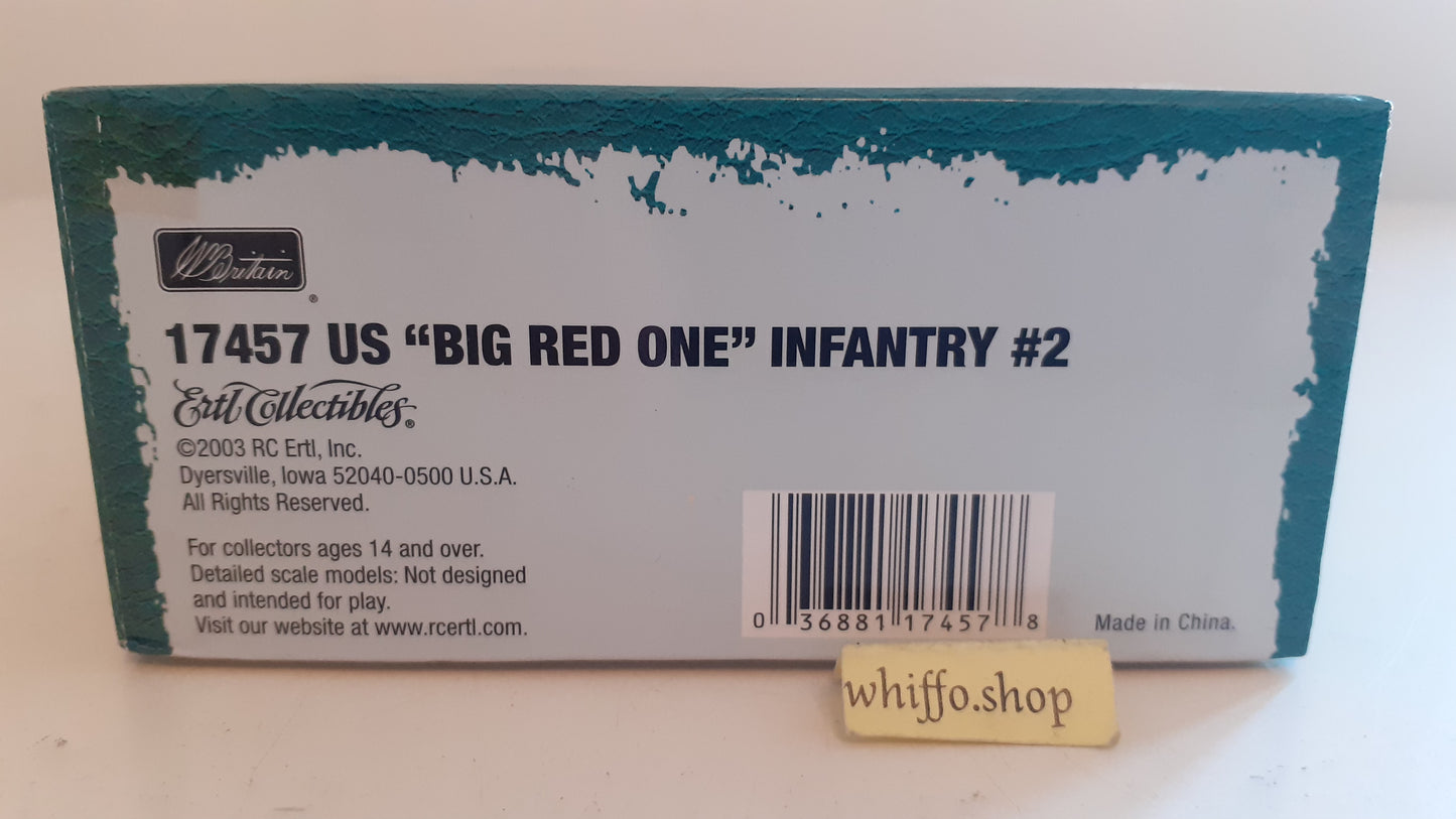 Britains 17142 ww2 US big red one infantry d-day 2003 boxed s423