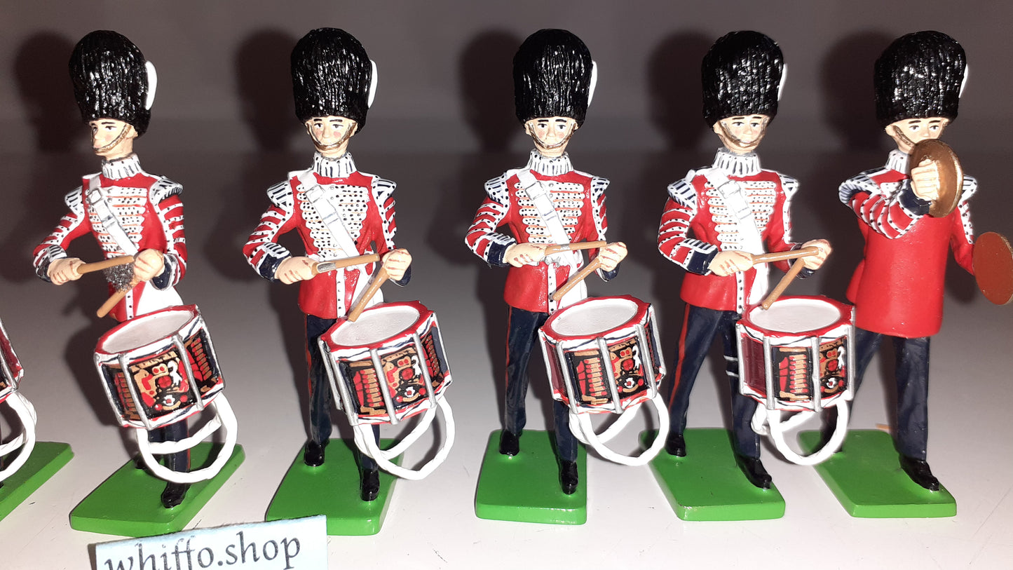 Britains 41175 2006 Grenadier Guards Drum Fife Band 17 Pieces 1:32 metal boxd for sale S7