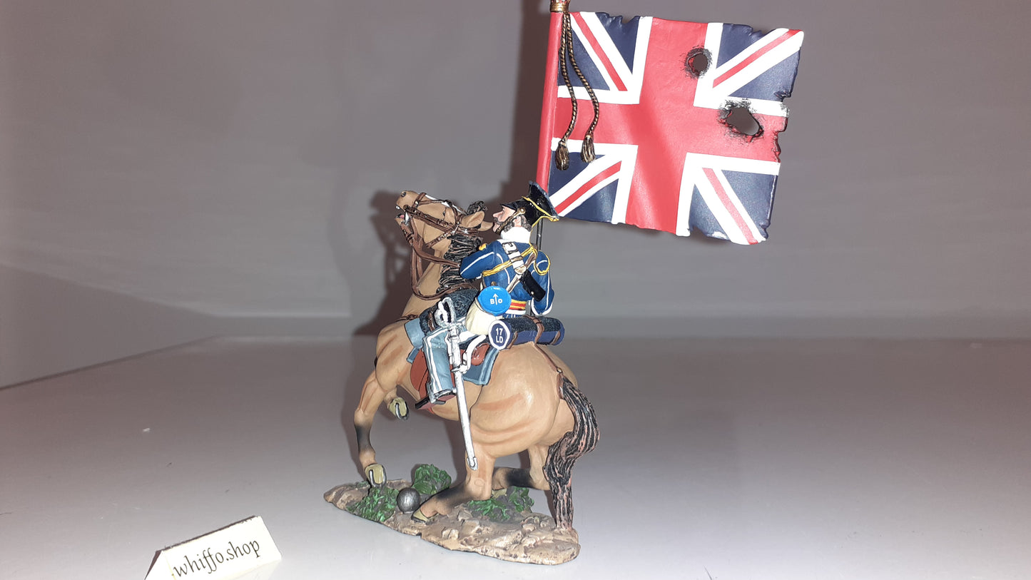 King and country Crw03 Crimean War 17th Lancer Flag Light Brigade 2007 boxd s840