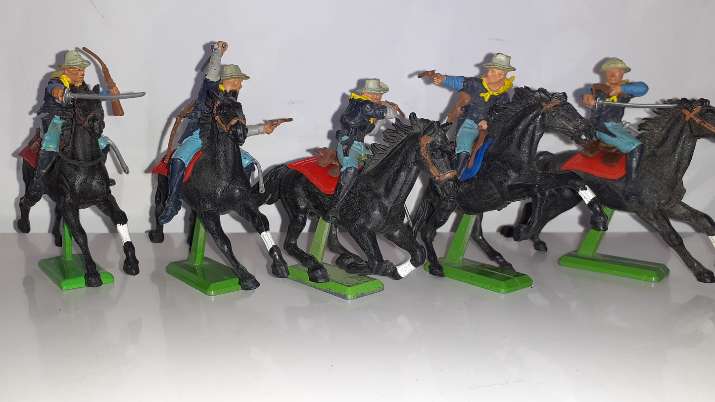 Britains Deetail Mounted 7th Cavalry 1:32 1970s boxed B1 a