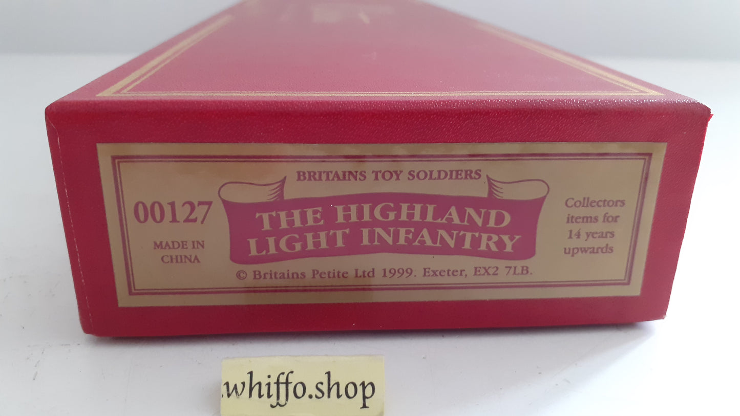 Britains 00127 highland light infantry piper 1999 1:32 metal S730