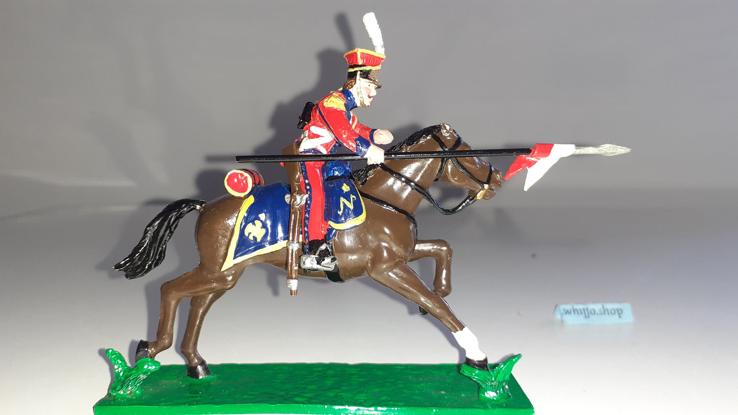 trophy miniatures 1991 Napoleonic War Dutch Lancers Cavalry Wa54 1:32 s848
