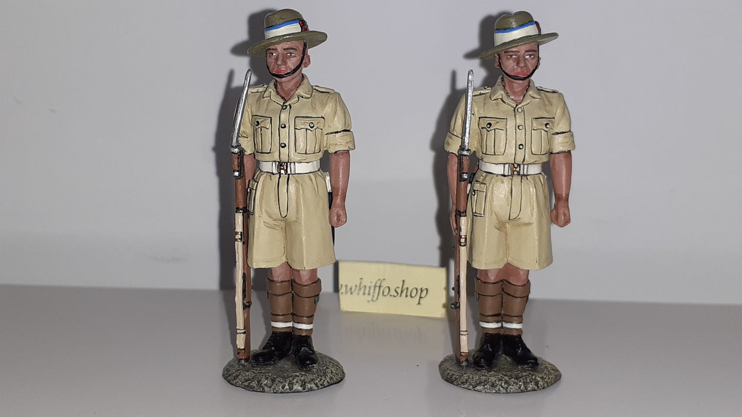 King and country Ww2 Gurkha 8th Army 2 Figures No box 1:30 2009 Ea035 Wdb