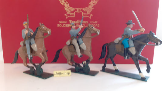 tradition 917 acw confederate cavalry 1995 made 1:32 metal S450