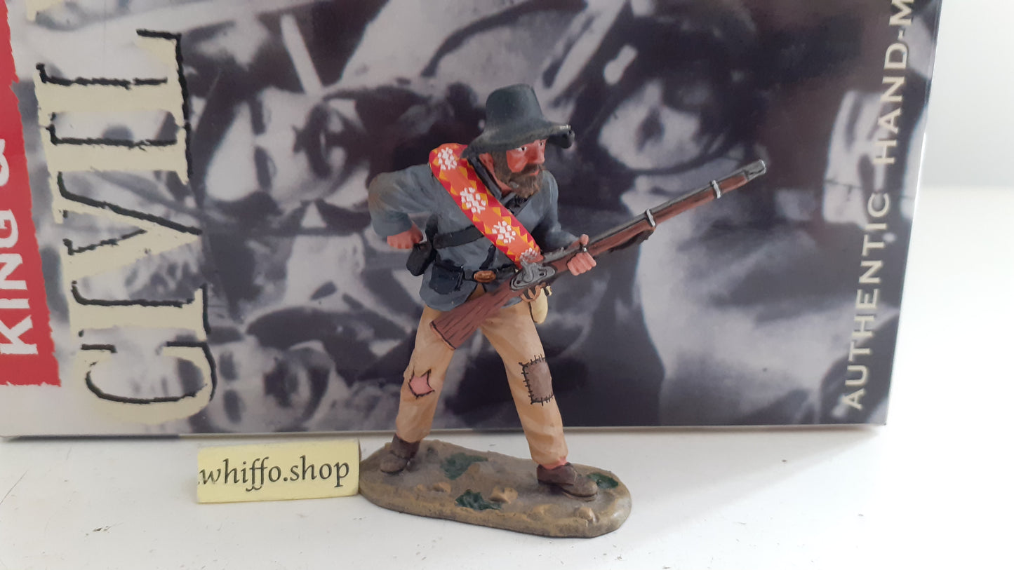 King and country cw23 cw023 acw confederate rebel loading 2010 boxed 1:30 wb15