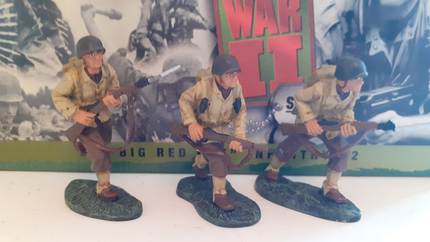 Britains 17142 ww2 US big red one infantry d-day 2003 boxed s423