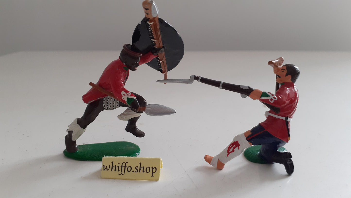 trophy miniatures 1991 Hz4a Zulu War 24th Foot Zulus 1:32 metal Dc9