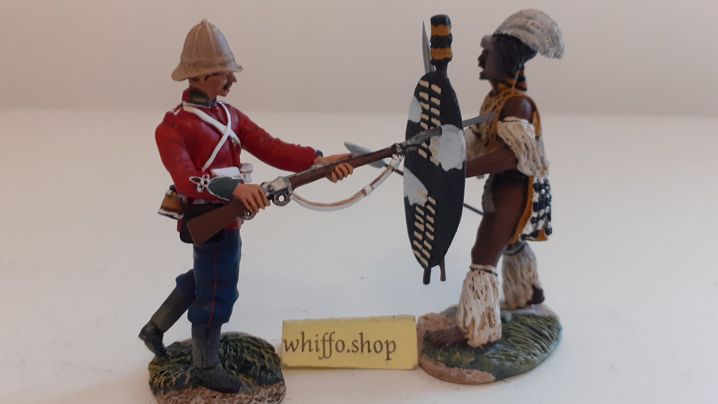 Britains 20131 24th foot stuck bayonet in shield 500 made Zulu War 2013 s564