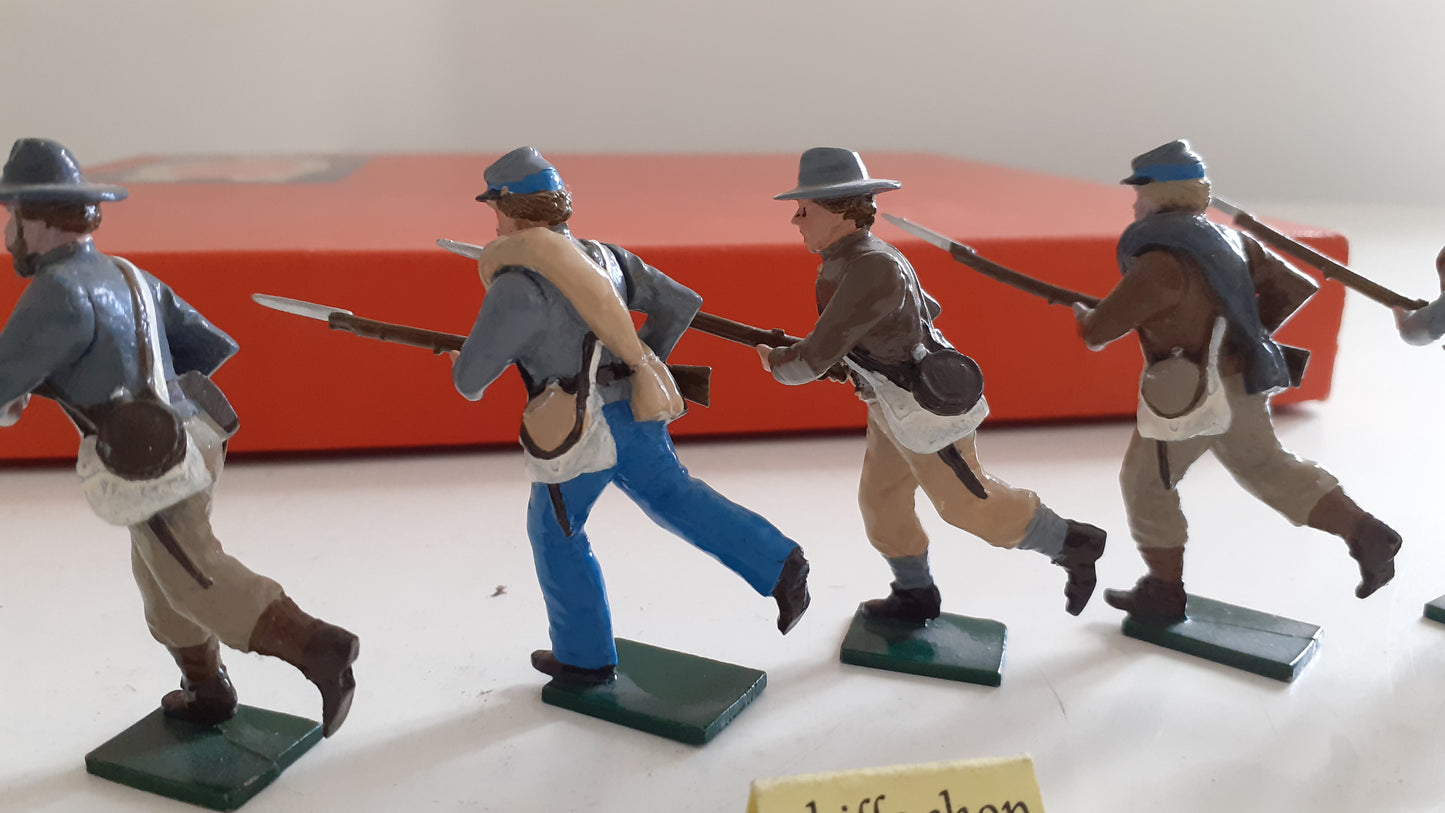 tradition 916 acw confederate charging infantry 1995 made 1:32 metal S450