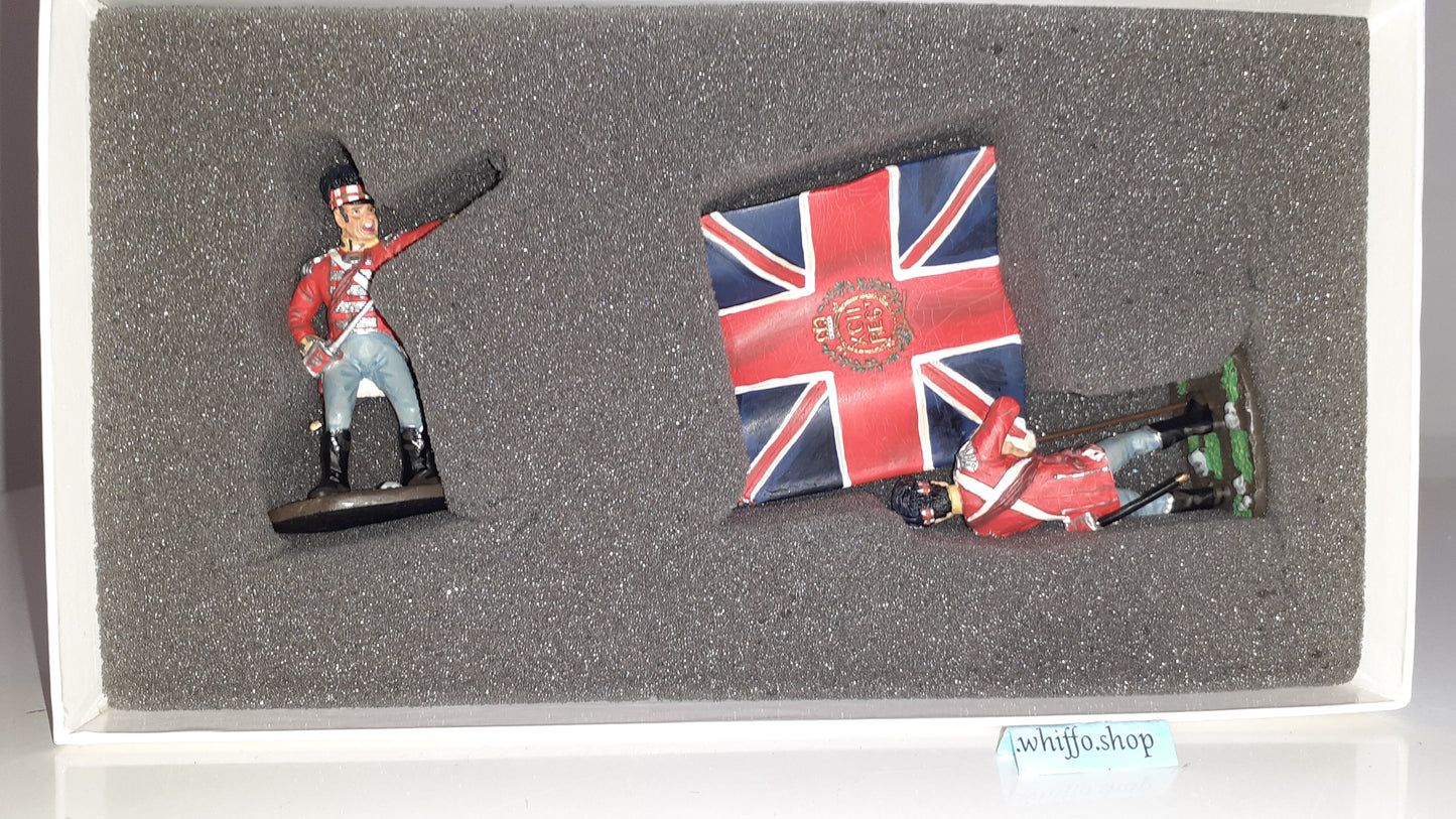 Britains 17364 2001 British 92nd Foot Waterloo Napoleonic 1:32 metal boxed  S8b for sale