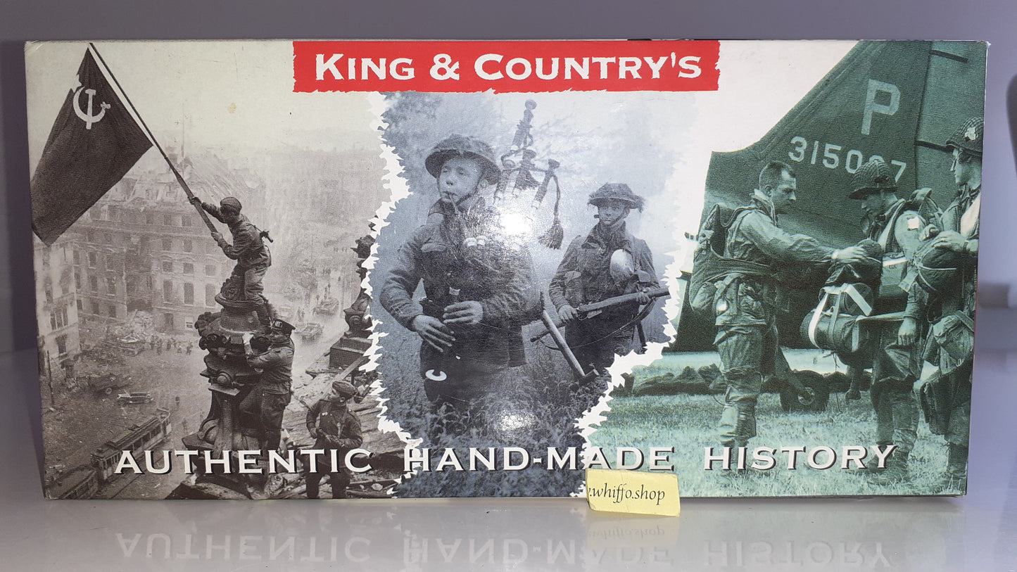 King and country Ww2 Bbg04 GI Prisoners german guard Battle Of Bulge boxed 1:30